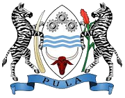 The coat of arms of Botswana