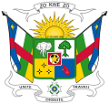 The coat of arms of CAR