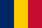  The flag of Chad