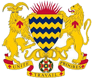 The coat of arms of Chad