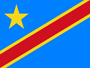  The flag of DRC
