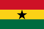 The flag of Ghana The flag of Ghana