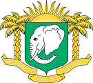 The coat of arms of Ivory Coast The coat of arms of Ivory Coast