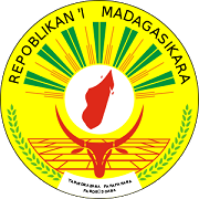 The coat of arms of Madagascar