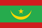  The flag of Mauritania