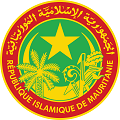 The coat of arms of Mauritania