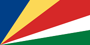  The flag of Seychelles