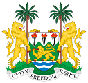 The coat of arms of Sierra Leone The coat of arms of Sierra Leone