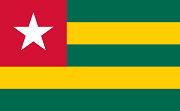 The flag of Togo The flag of Togo