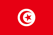  The flag of Tunisia