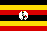 The flag of Uganda The flag of Uganda