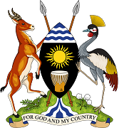 The coat of arms of Uganda The coat of arms of Uganda