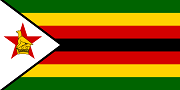 The flag of Zimbabwe