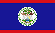  The flag of Belize