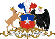The coat of arms of Chile