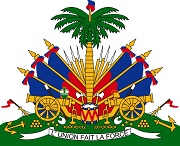 The coat of arms of Haiti