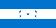  The flag of Honduras