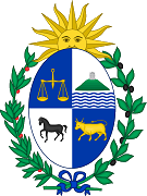 The coat of arms of Uruguay The coat of arms of Uruguay