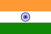 The flag of India The flag of India