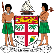 The coat of arms of Fiji The coat of arms of Fiji