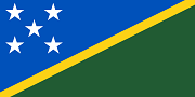 The flag of Solomon Islands The flag of Solomon Islands