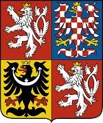 The coat of arms of Czech Republic