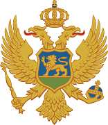 The coat of arms of Montenegro