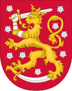 The coat of arms of Finland