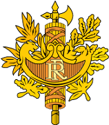 The coat of arms of France