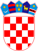 The coat of arms of Croatia