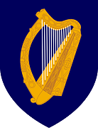 The coat of arms of Ireland
