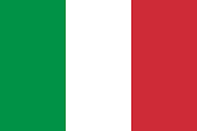  The flag of Italy