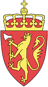 The coat of arms of Norway