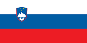 The flag of Slovenia The flag of Slovenia