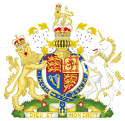 The coat of arms of United Kingdom