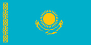 The flag of Kazakhstan The flag of Kazakhstan